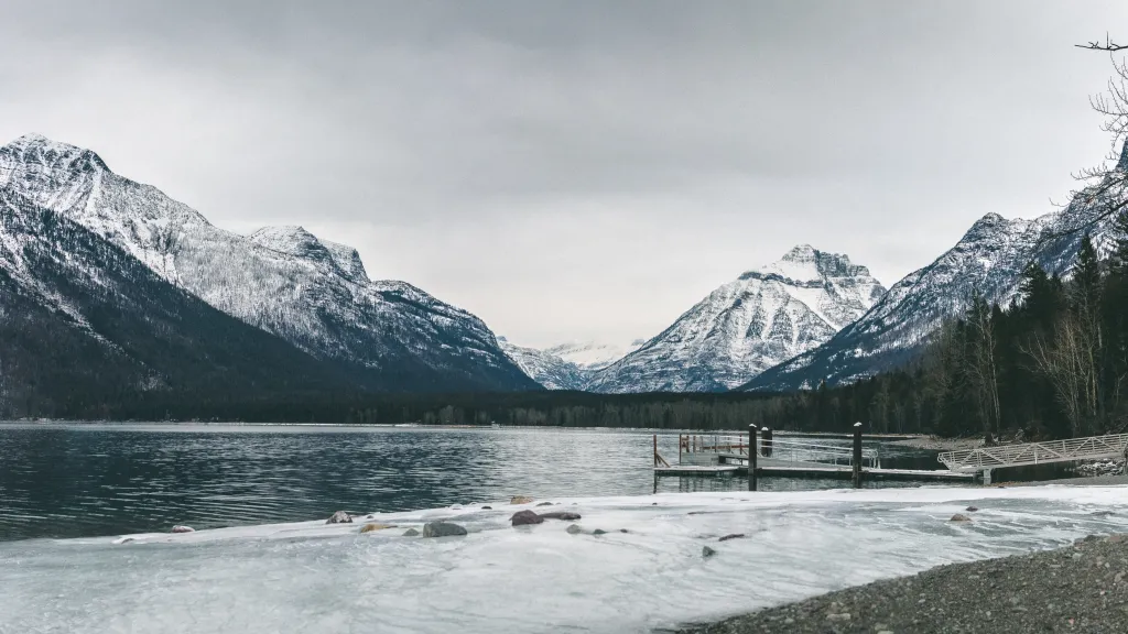 Mountains in Glacier National Park, Montana